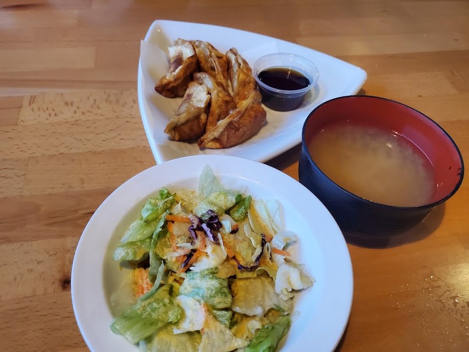 Gyoza and Miso Soup
